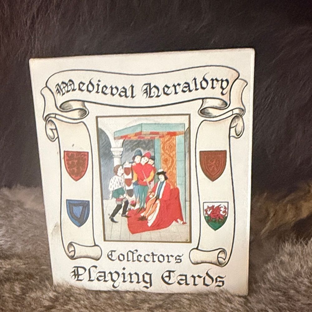 Medieval Haraldry collectors playing cards (1750)